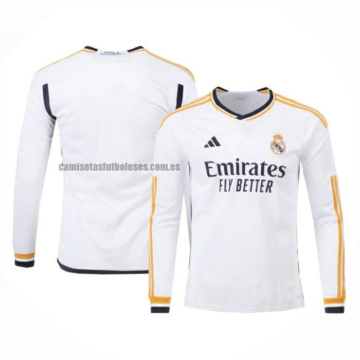 Camiseta Real Madrid Primera Manga Larga 2023 2024